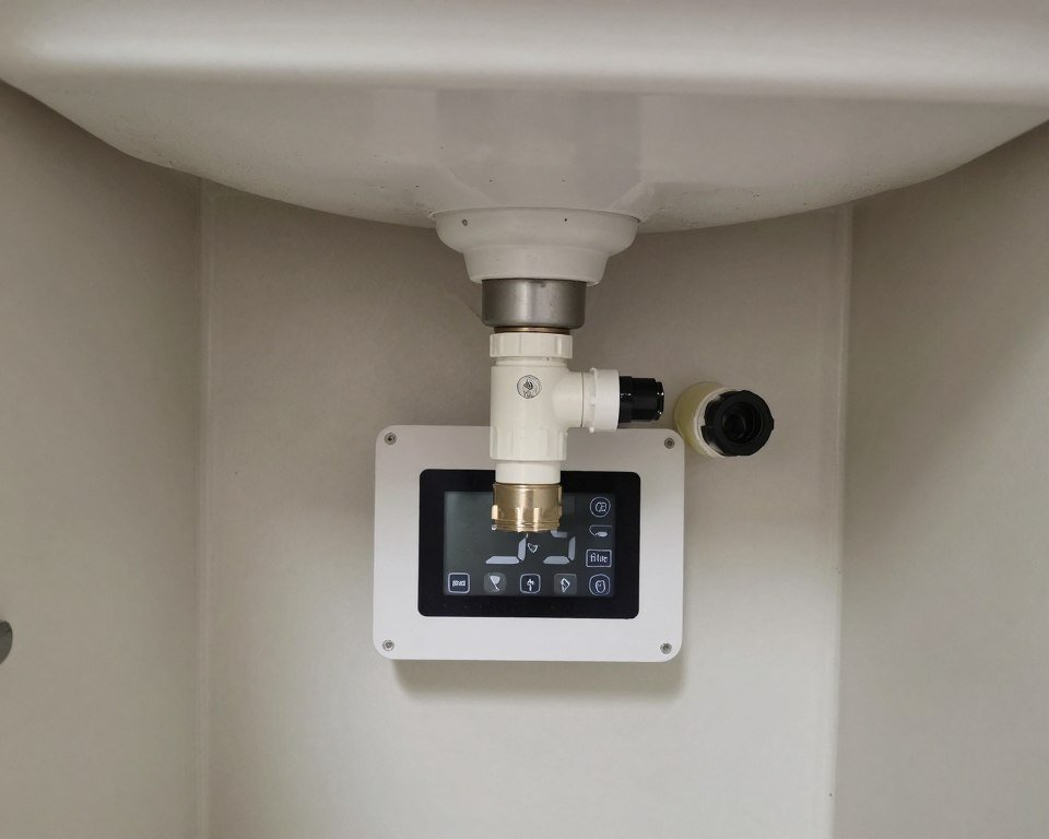 Filtrete system installed showing connections Filtrete system installed showing connections