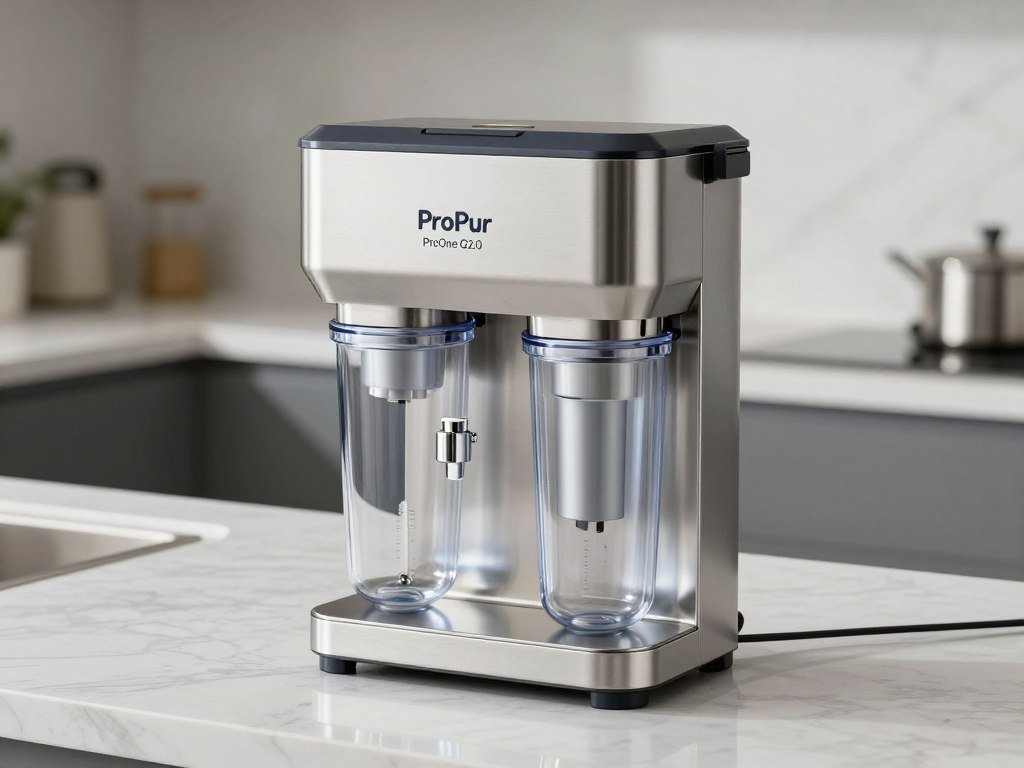 ProPur ProOne G2.0 countertop gravity water filter with fluoride removal capability ProPur ProOne G2.0 countertop gravity water filter with fluoride removal capability