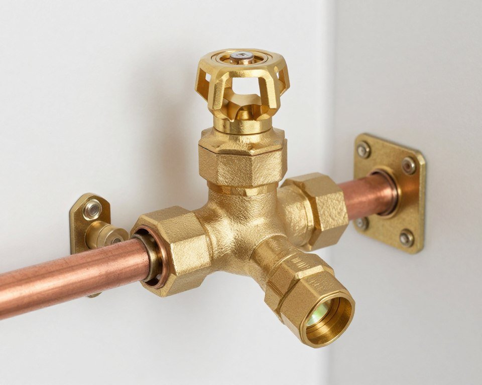 SpringWell installation showing pipe connections SpringWell installation showing pipe connections