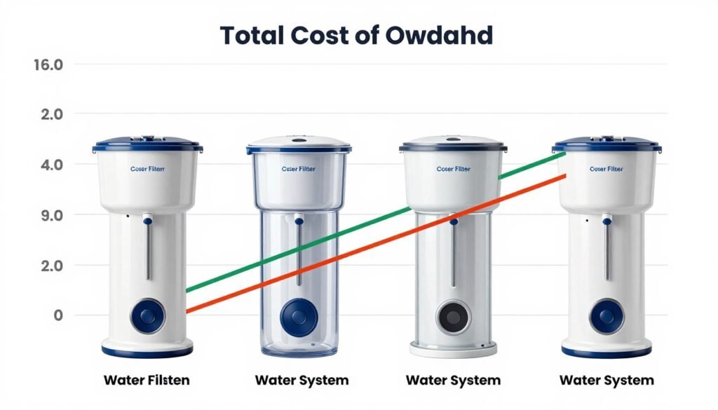 cost comparison chart over time cost comparison chart over time