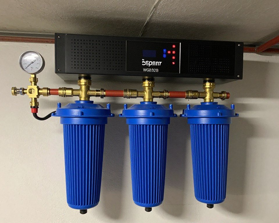 iSpring system installed showing all three stages iSpring system installed showing all three stages