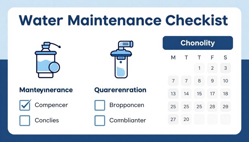 maintenance checklist for water filter system maintenance checklist for water filter system