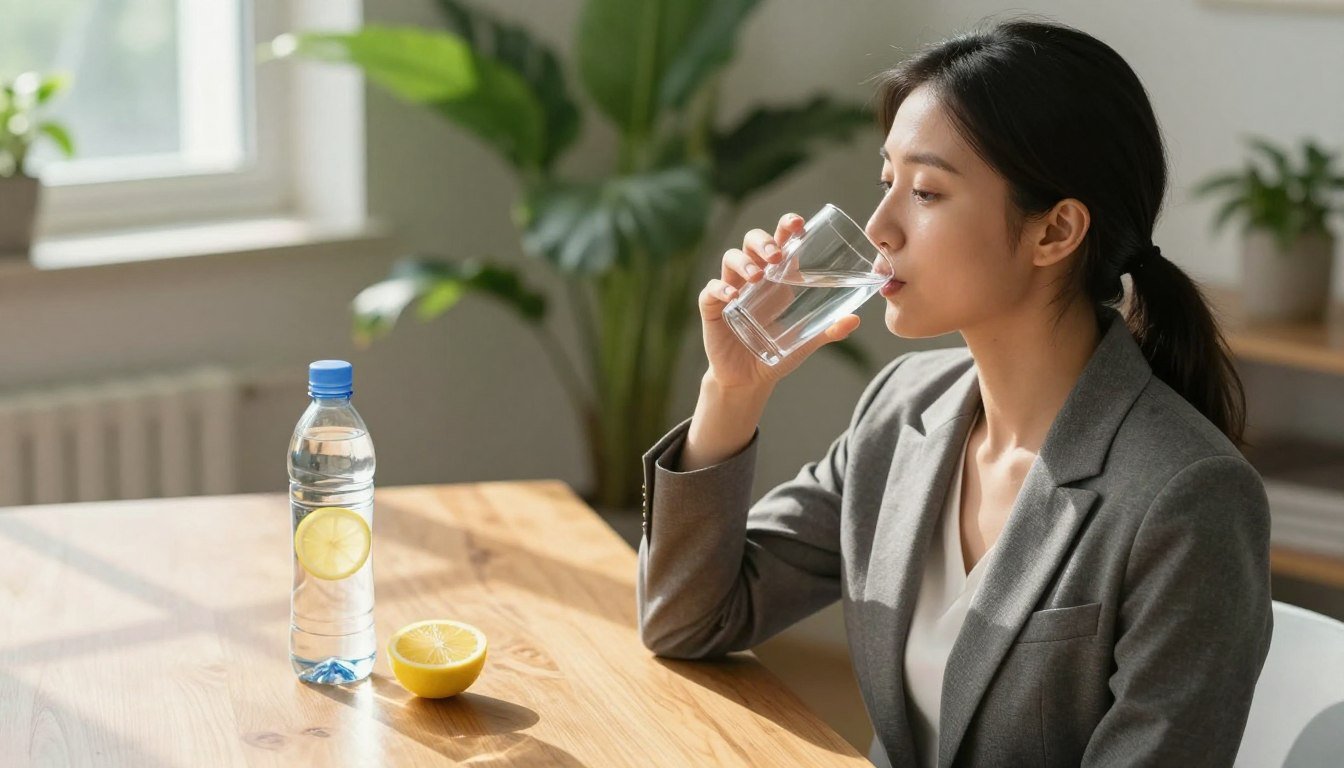 What is the correct way to drink water?
