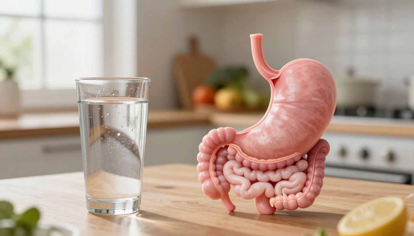 Why should you wait 30 minutes to drink after eating?